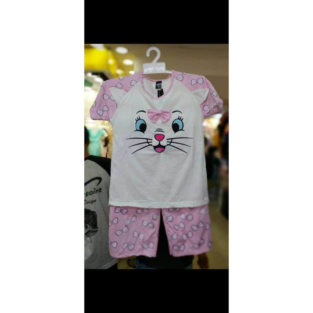 Setelan Anak Perempuan v3 Cat / Baju Anak Perempuan Lengan Pendek / Stelan Anak