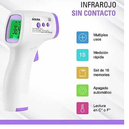 ▼ AIQURA Thermometer Infrared / Thermometer Gun Pengukur Suhu Tubuh NON CONTACT ♛