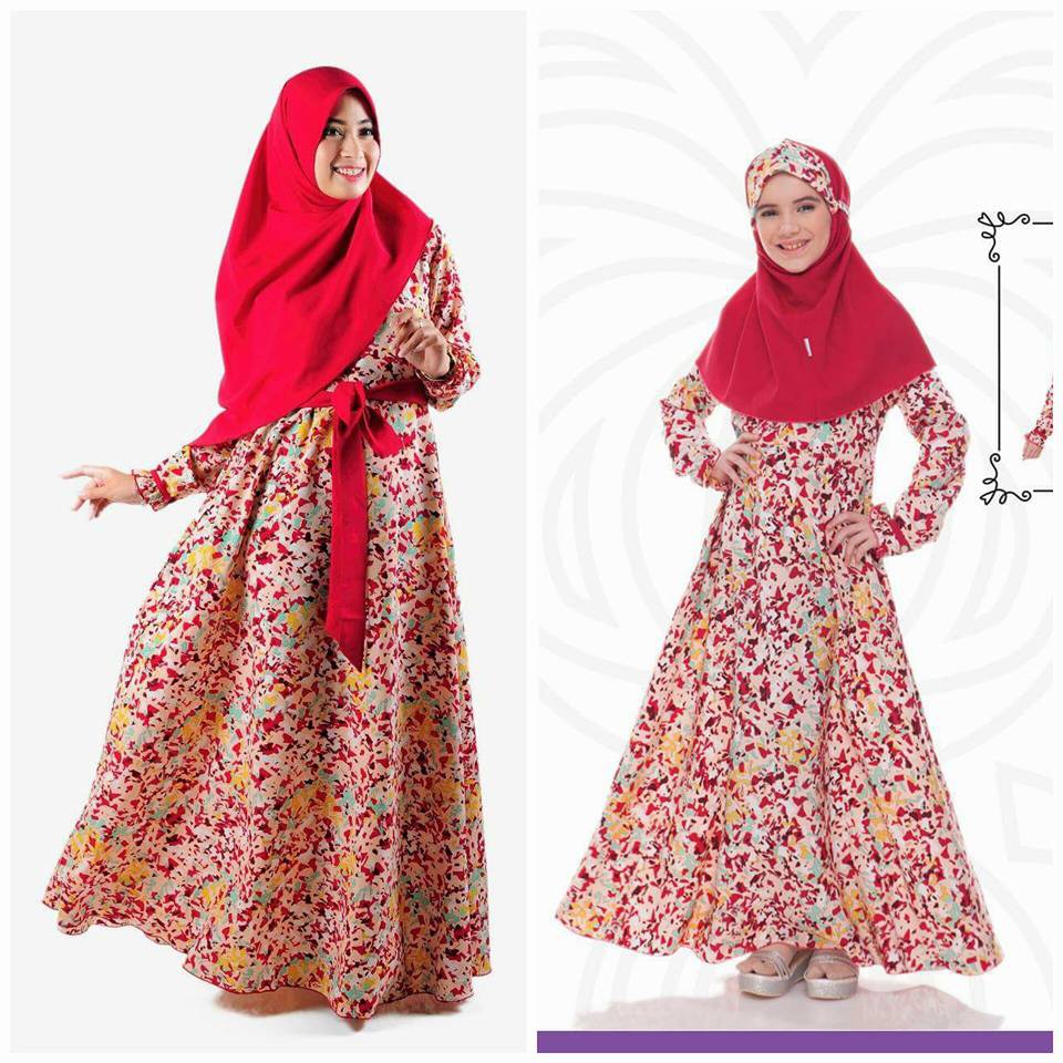 GAMIS RAUNA COUPLE IBU &amp; ANAK / RK- 28 / FASHION MUSLIM