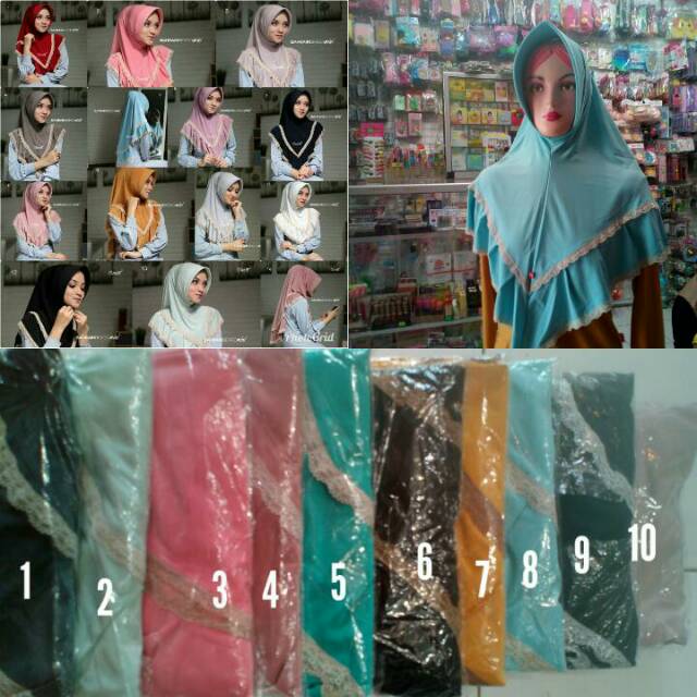 Bahrain mini bergo by Tamira