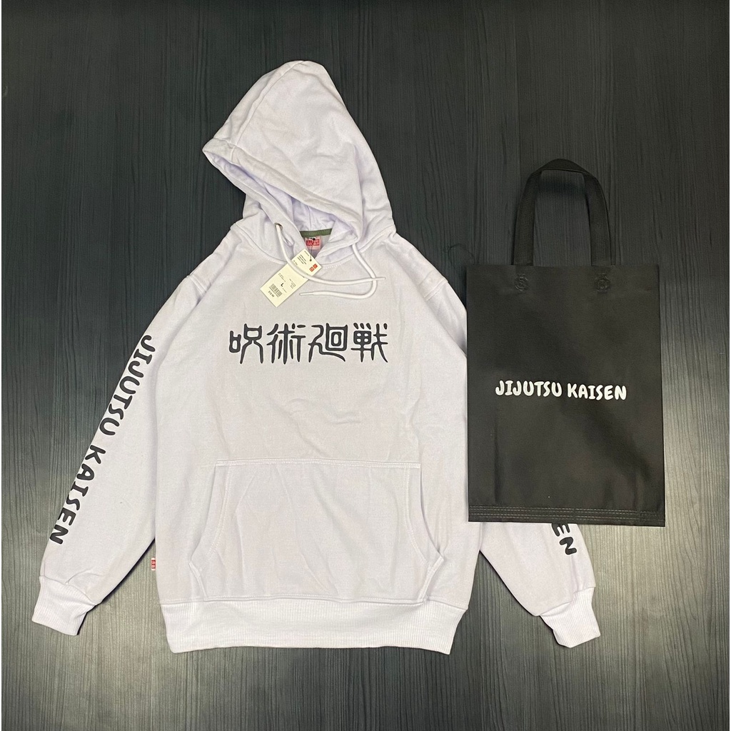 HOODIE SWEATER UNIQLO ANIME JUJUTSU KAISEN ITADORI YUUJI ANIME MNGA GOJOU SOTORU