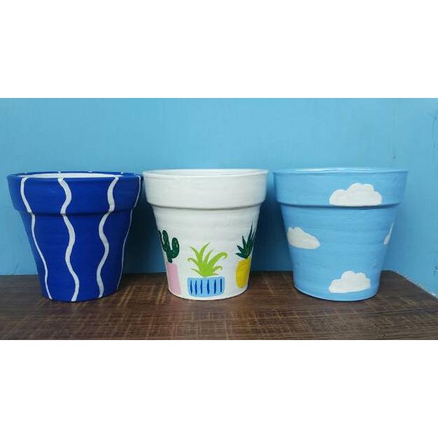 

POTS PAINT SUCULENT CACTUS 2
