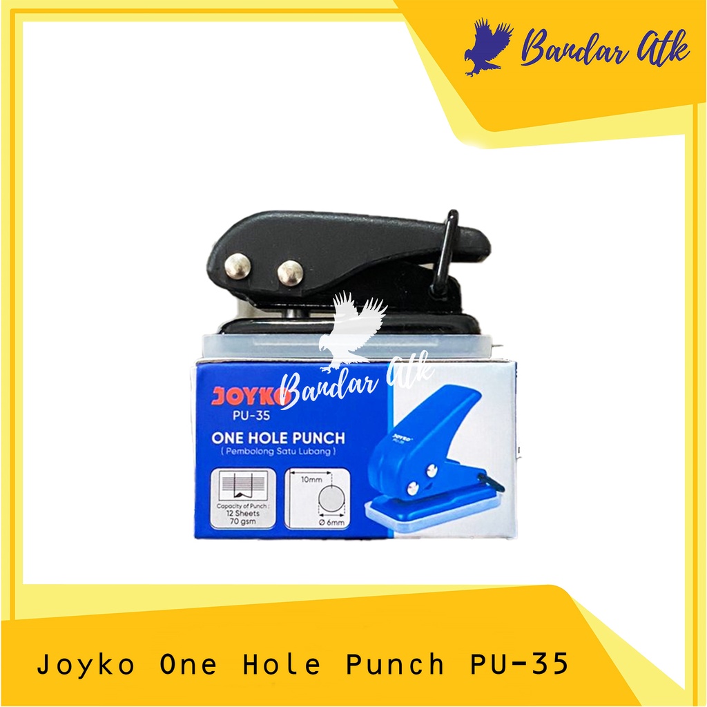 

JOYKO One Hole Punch PU-35 Pembolong Kertas Satu Lubang [1 PCS]