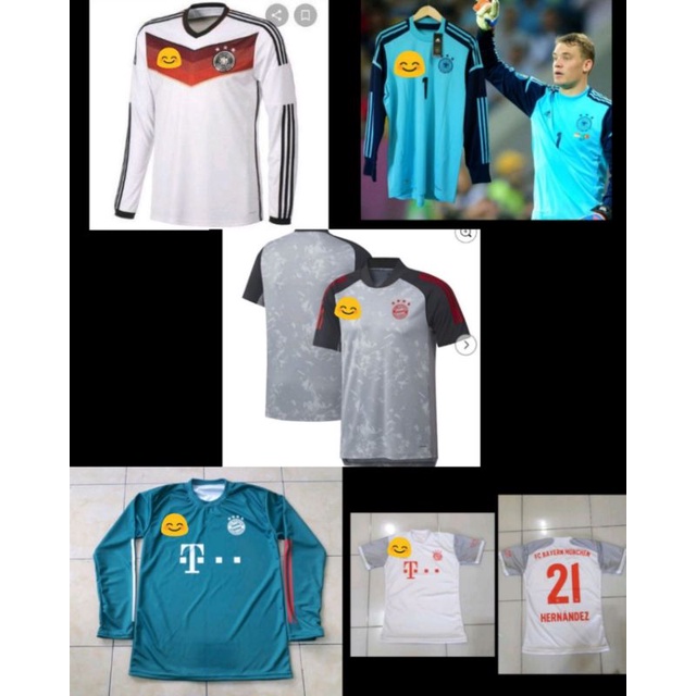Jersey Jerman 2014 Home/Jersey Kiper Jerman 2012/Jersey Training Bayern 2020 Corak/Jersey Bayern Tra