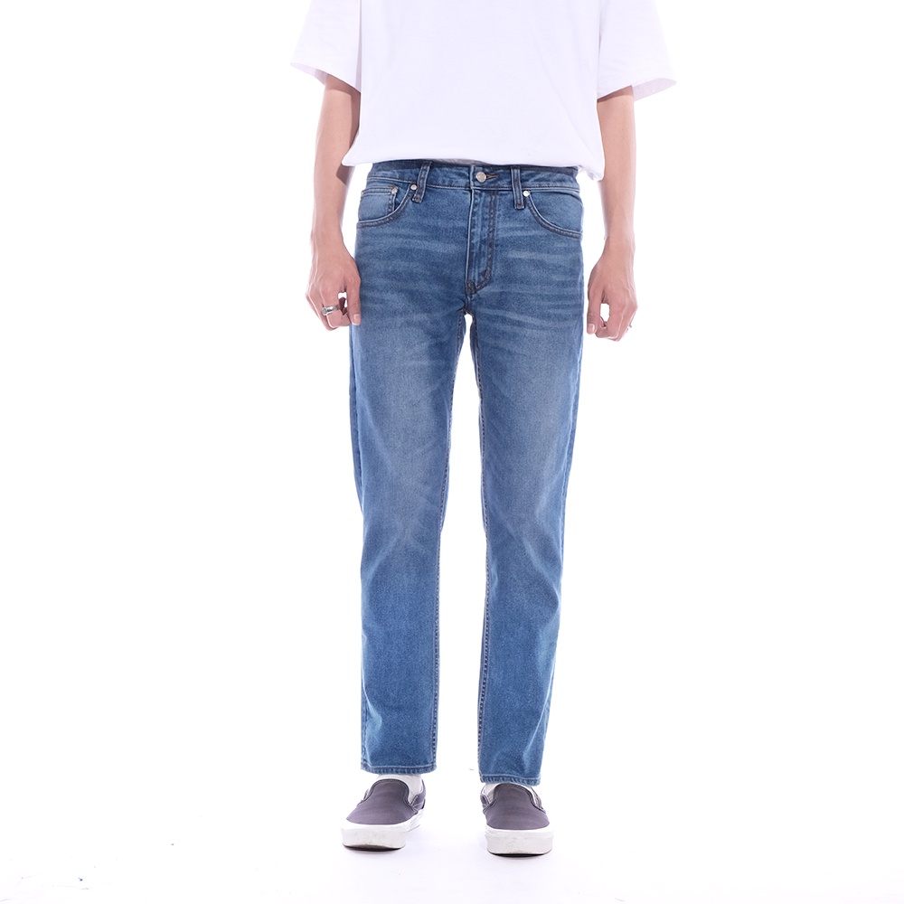 4M1 Tapered Fit Jeans Washed Indigo