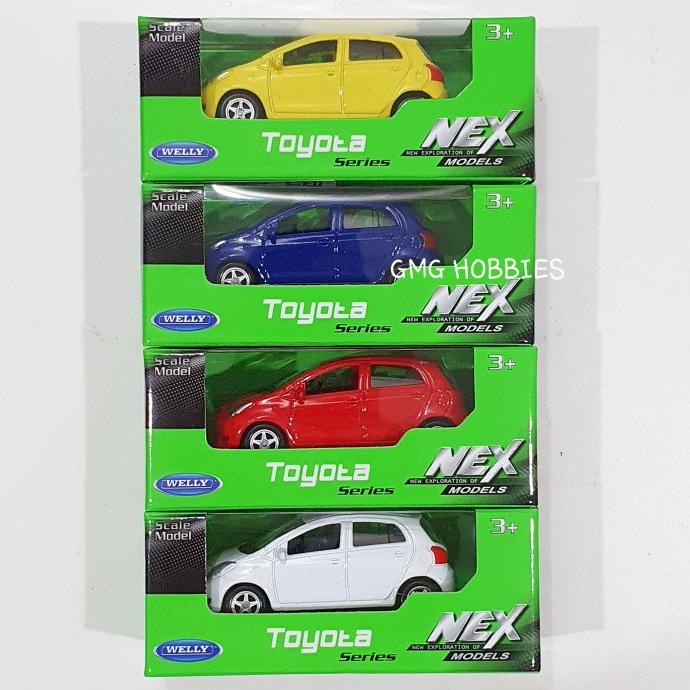 TOYOTA YARIS BAKPAO WELLY NEX 1:60 Diecast Miniatur Mobil Mainan Anak