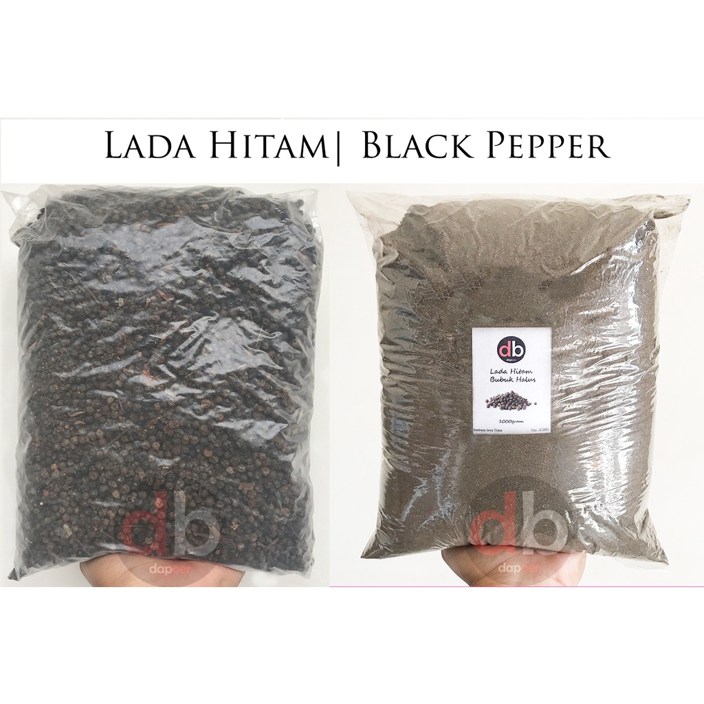 Jual Lada Hitam Bubuk | Merica Hitam Bubuk 1kg | Shopee Indonesia