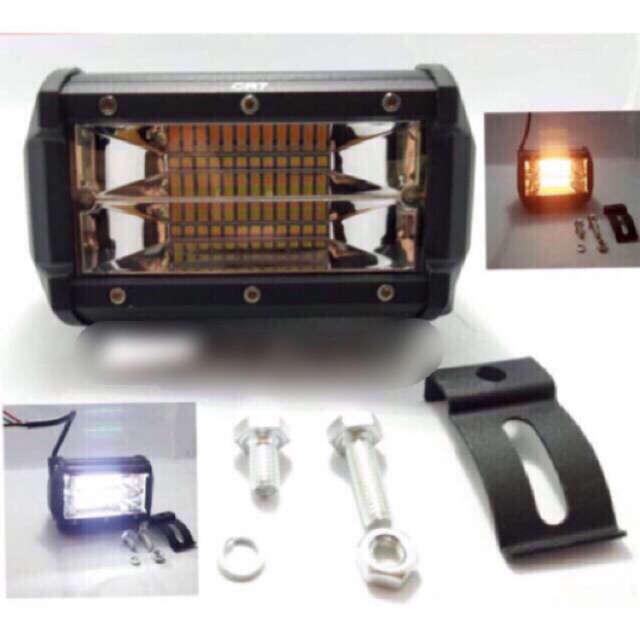 Lampu tembak sorot cwl 24 mata led 2 warna puti