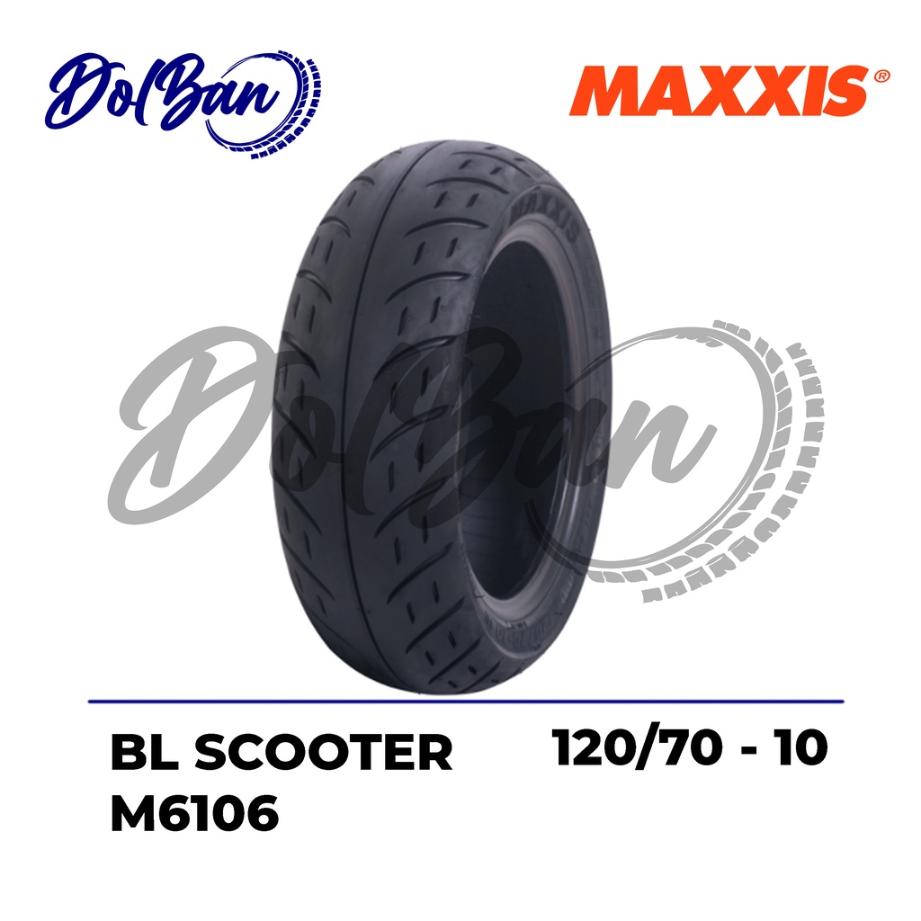 BAN SCOOTER MAXXIS 120/70-10 RING 10 M6106 TUBELESS