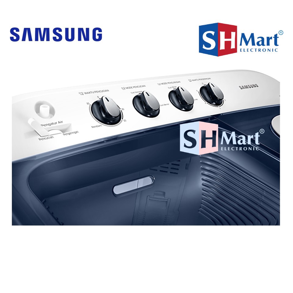 SAMSUNG MESIN CUCI 2 TABUNG 9,5 KG WT95H3330MB FREE PASANG ( MEDAN )