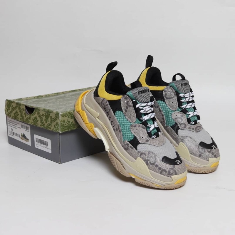Sepatu Gucci X Balenciaga The Hacker Project Triple s