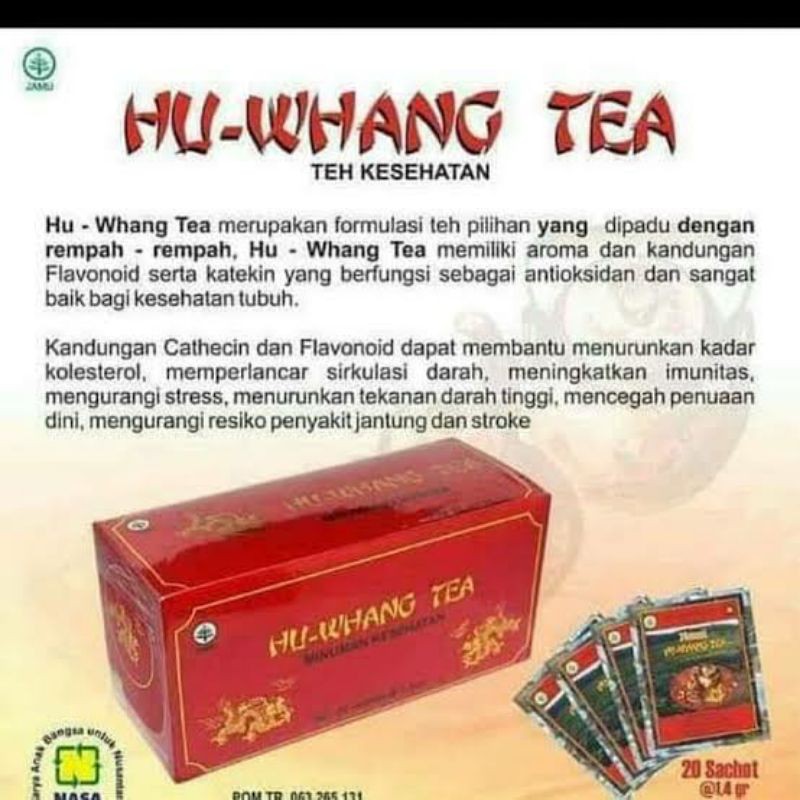 

{ORI} HU WANG TEA TEH KESEHATAN ASLI NASA