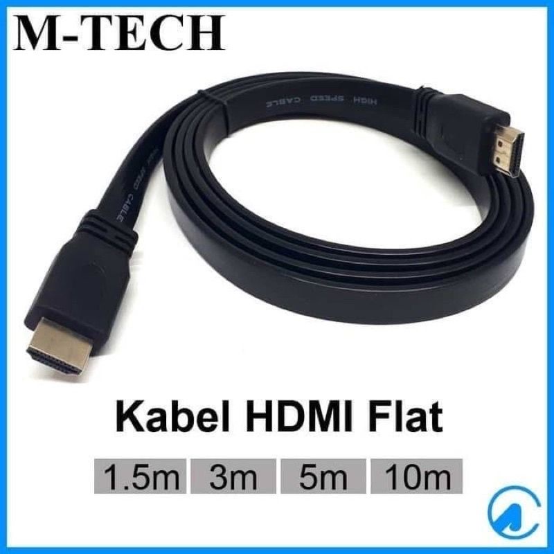 KABEL HDMI 3M FLAT / PIPIH V1.4 3D 1080P (HMDI TO HDMI)