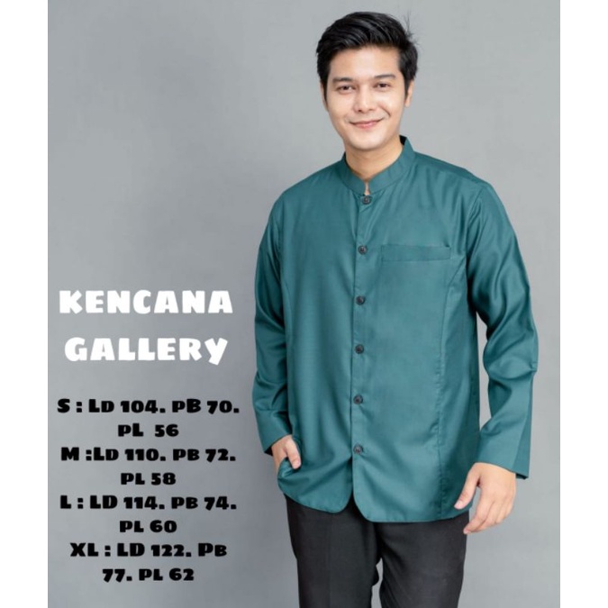 Baju Koko Terompah. Koko Semi Jas Lengan Panjang. Koko Pria Dewasa