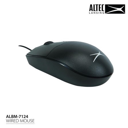 Altec Lansing Mouse Wired ALBM7124 ALBM-7124 ALBM 7124 Optical Mouse USB