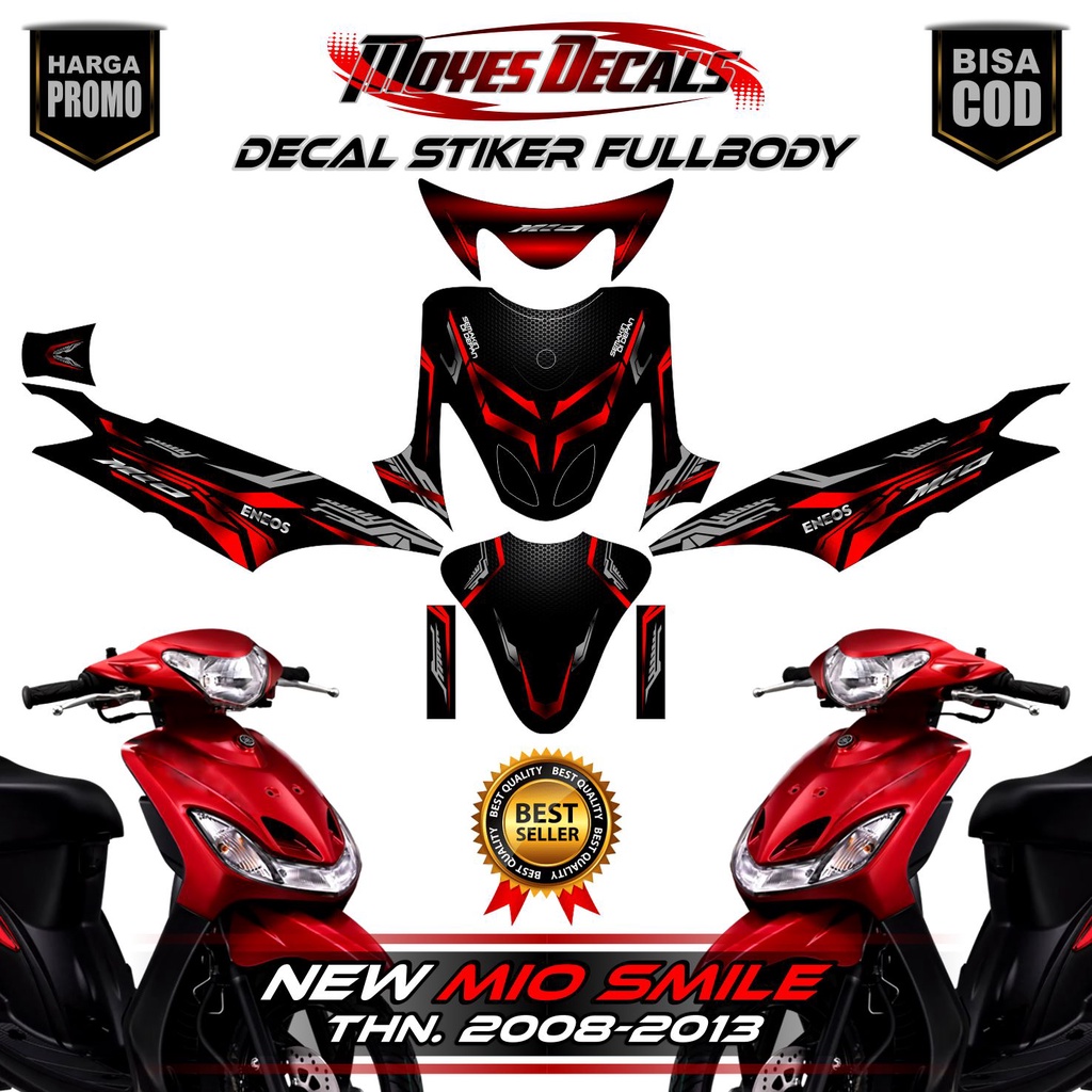 BISA COD decal mio smile // decal yamaha new mio smile // decal motor mio sporty
