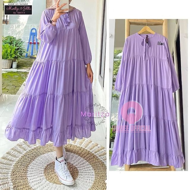 Baju Long Tunik Jumbo Ukuran L XL XXL LD 110 120 LD| Rachel Midi Dress | Sojin Long Tunik Bahan Katu