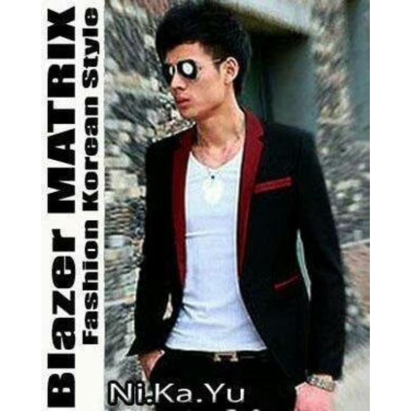 JAS BLAZER PRIA HITAM/JAS WISUDA/JAS KEREN MURAH