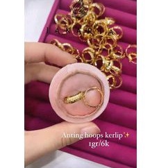 anting hoops kerlip bojong