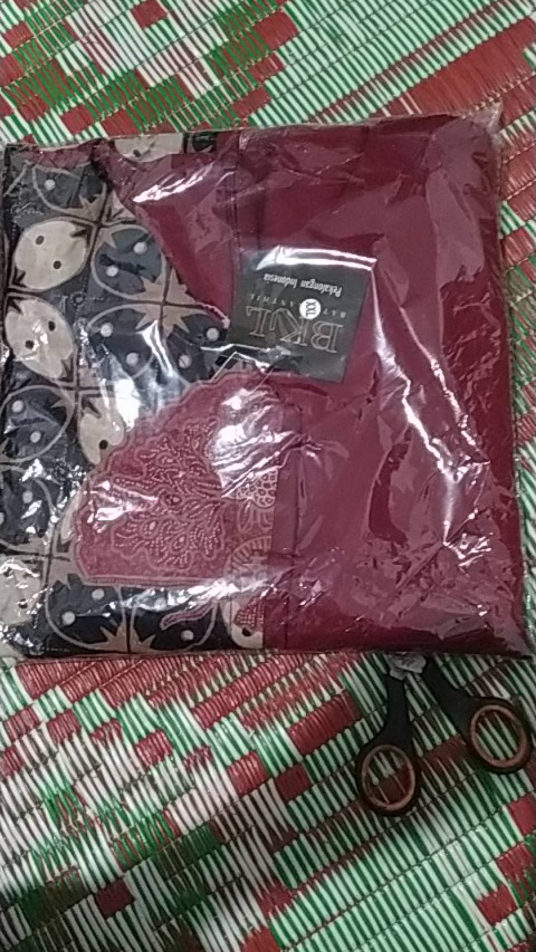 M-l-xl-xxl Batik Tunik Wanita Asj Sa Hrb026 Kenongo Pekalongan Sogan Tulis