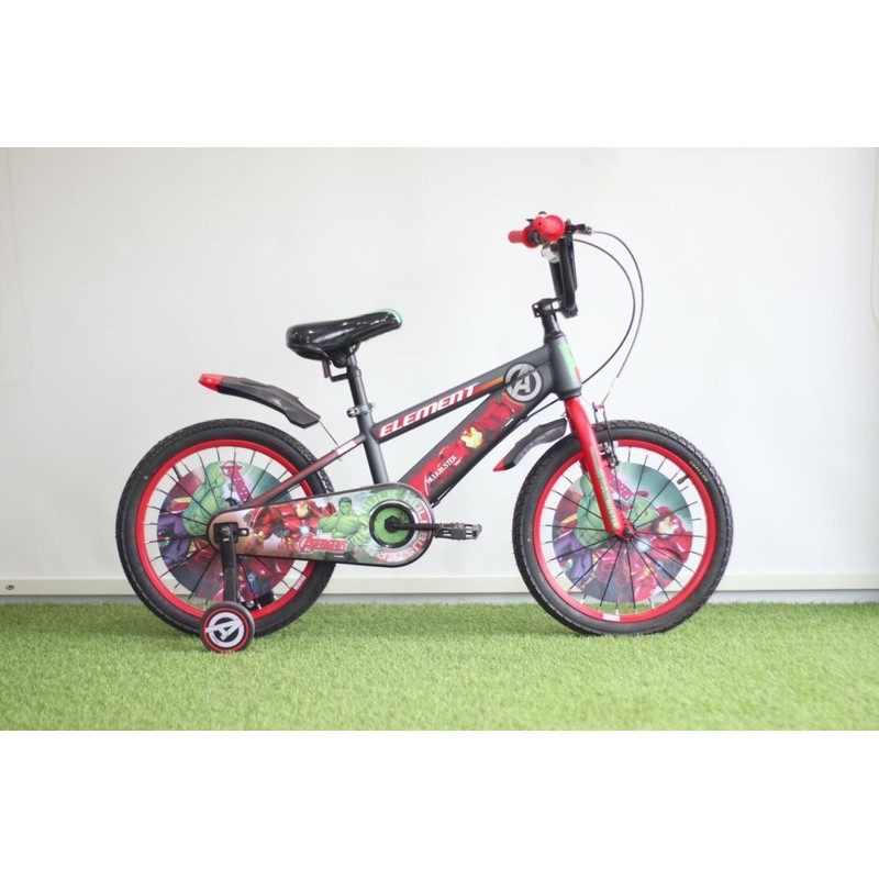 Sepeda Anak BMX Element Hulk Buster Avengers Official License Marvel SNI Cowok Avengers Garansi mini-1