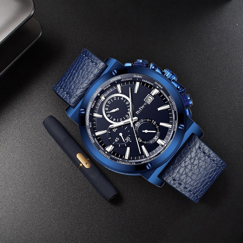 Termurah Jam Tangan Pria/ Analog Quartz BIDEN Terlaris