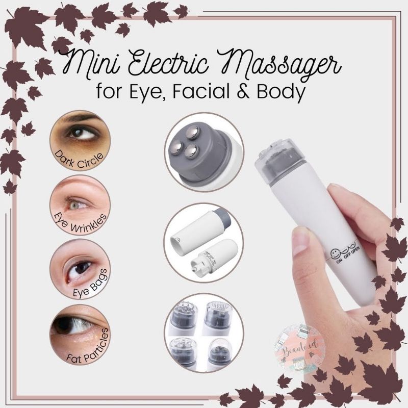 Alat Pijat Pemijat Mata Wajah Electric Pen Eye Mini Massager Portable Face