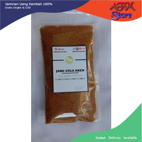 

Gula Semut Jahe 100% Murni Alami 100gram