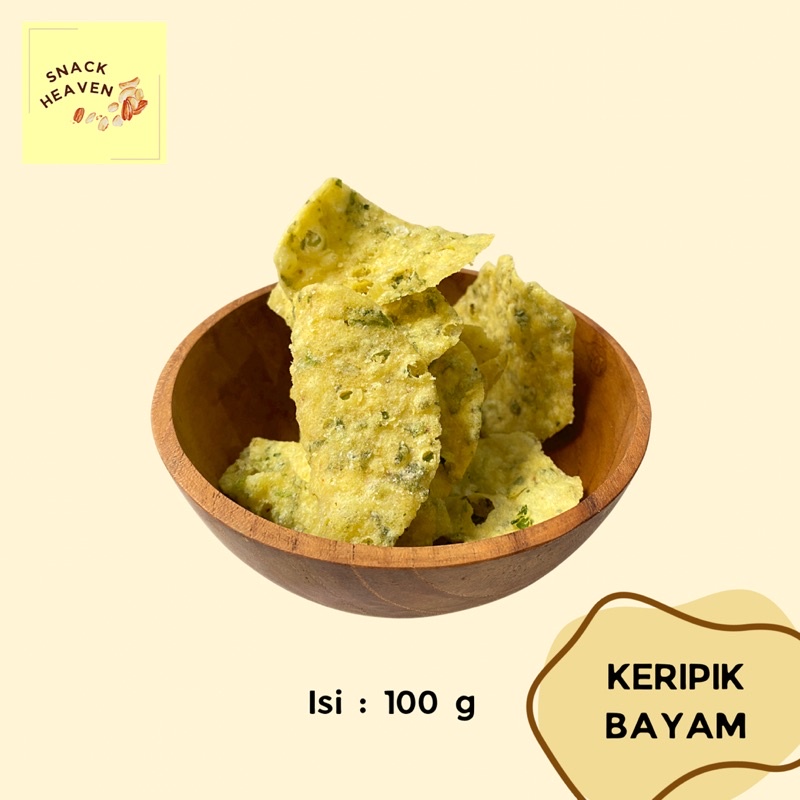 

KERIPIK PEYEK KRIPIK DAUN BAYAM GURIH CRISPY 100g