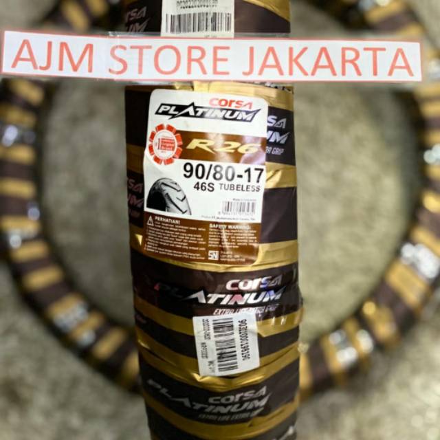 Corsa Platinum R26 80/80-14, 90/80-14, 100/80-14, 110/80-14, 140/70-14, 70/80-17, 80/80-17, 90/80-17
