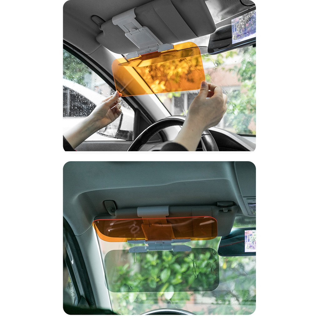 Penghalang Sinar UV Lipat HD Untuk Sun Visor Mobil Anti Glare