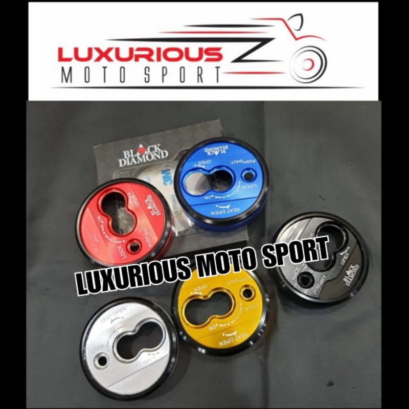 cover kunci kontak black diamond nmax tutup kunci kontak nmax155