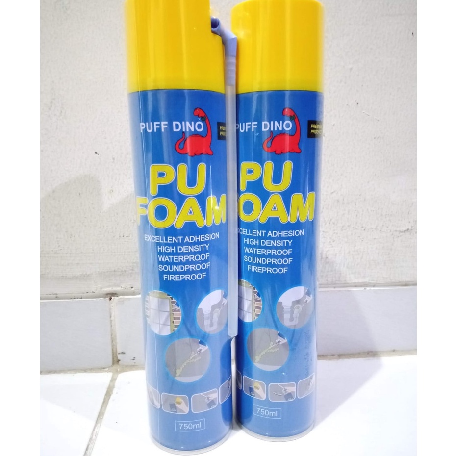 PU FOAM SPRAY PUFF DINO POLYURETHAN SEMPROT SPRAY 750 ML