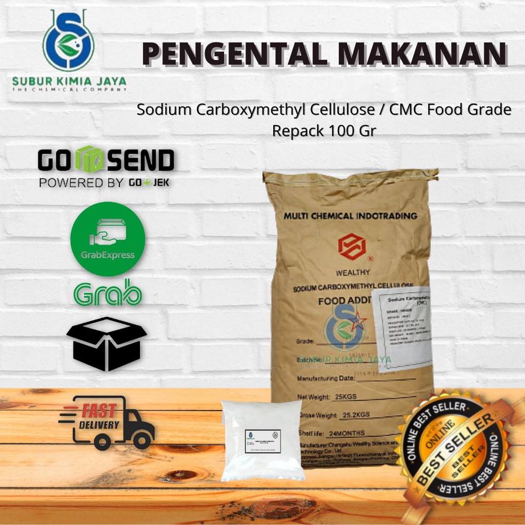 

CMC / Carboxy Methyl Cellose ( Food Grade ) 100 gr Premium