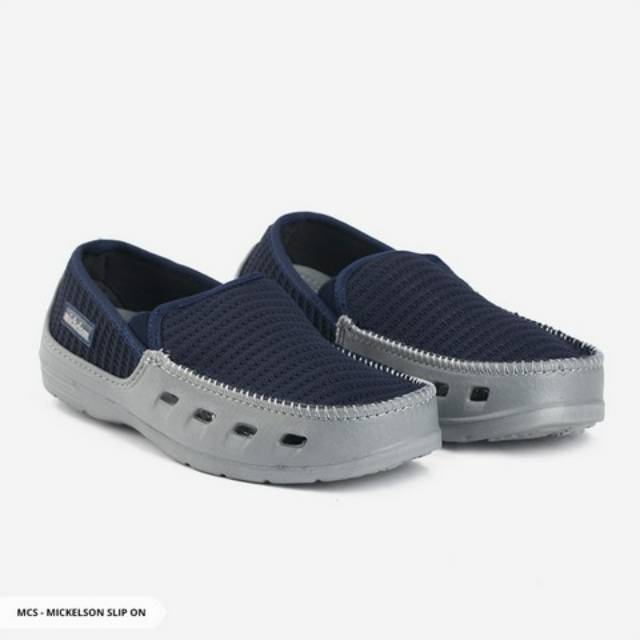 (BISA COD) Sepatu slip on pria mickelson courtney vacation of