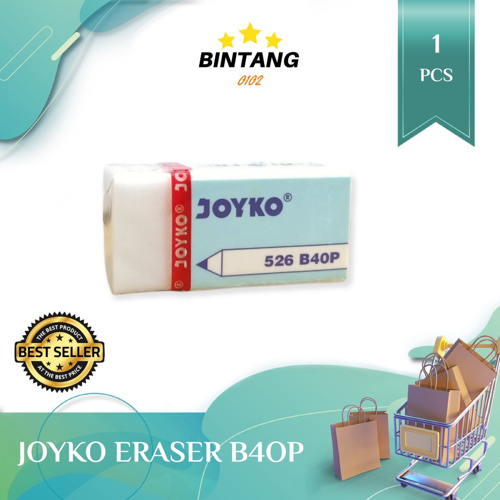 

Penghapus Eraser Joyko Putih Kecil 526 B40