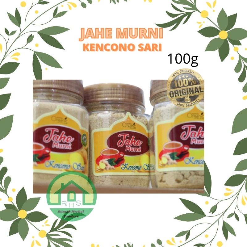

Jahe Murni Kencono Sari 100 gr JAHE ALAMI ASLI ORIGINAL