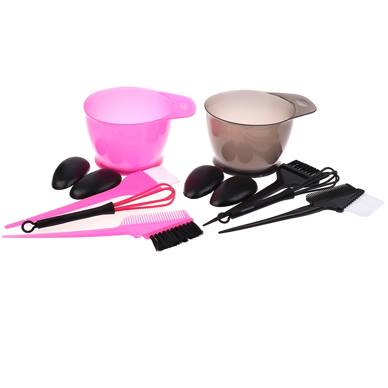 5pcs / set Mangkuk + Brush Kombinasi Untuk Cat Rambut