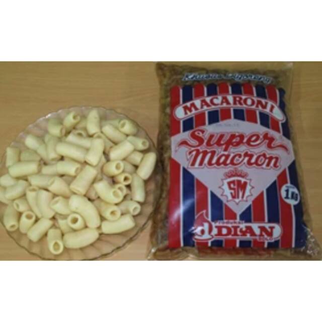 

Makaroni (mentah)goreng super macron 1kg