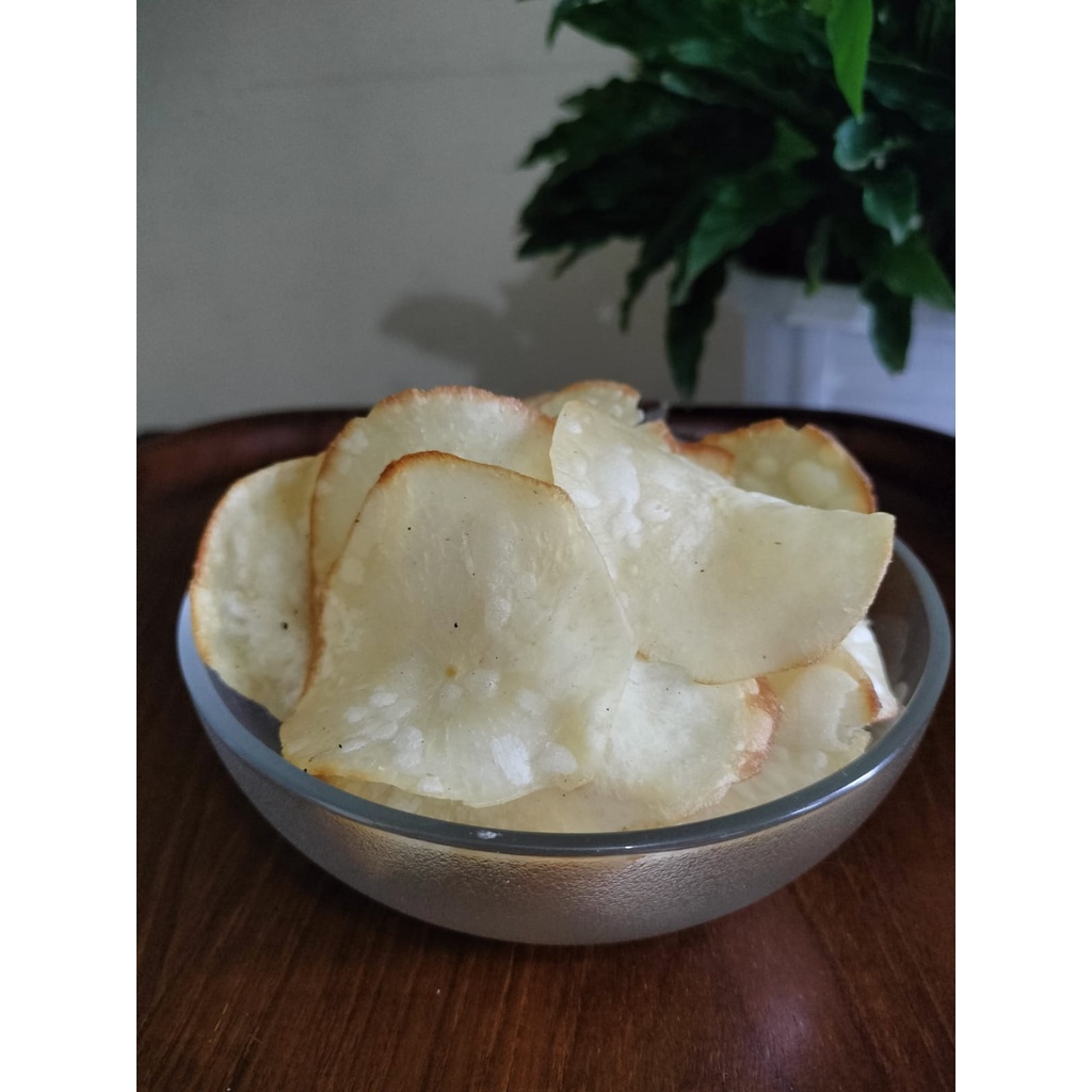 

Keripik Singkong Original Gurih Asin Renyah 250gram - Kiripiki Kripik Singkong Sampeu Grosir