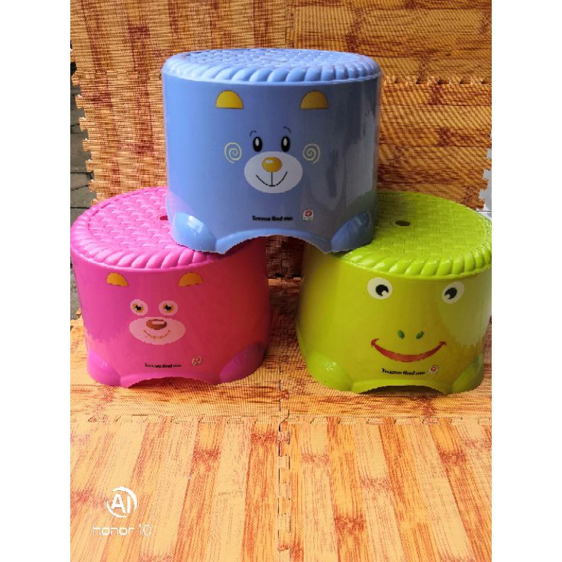 bangku kecil Kursi / bangku jongkok bulat sunlife Japan low stool