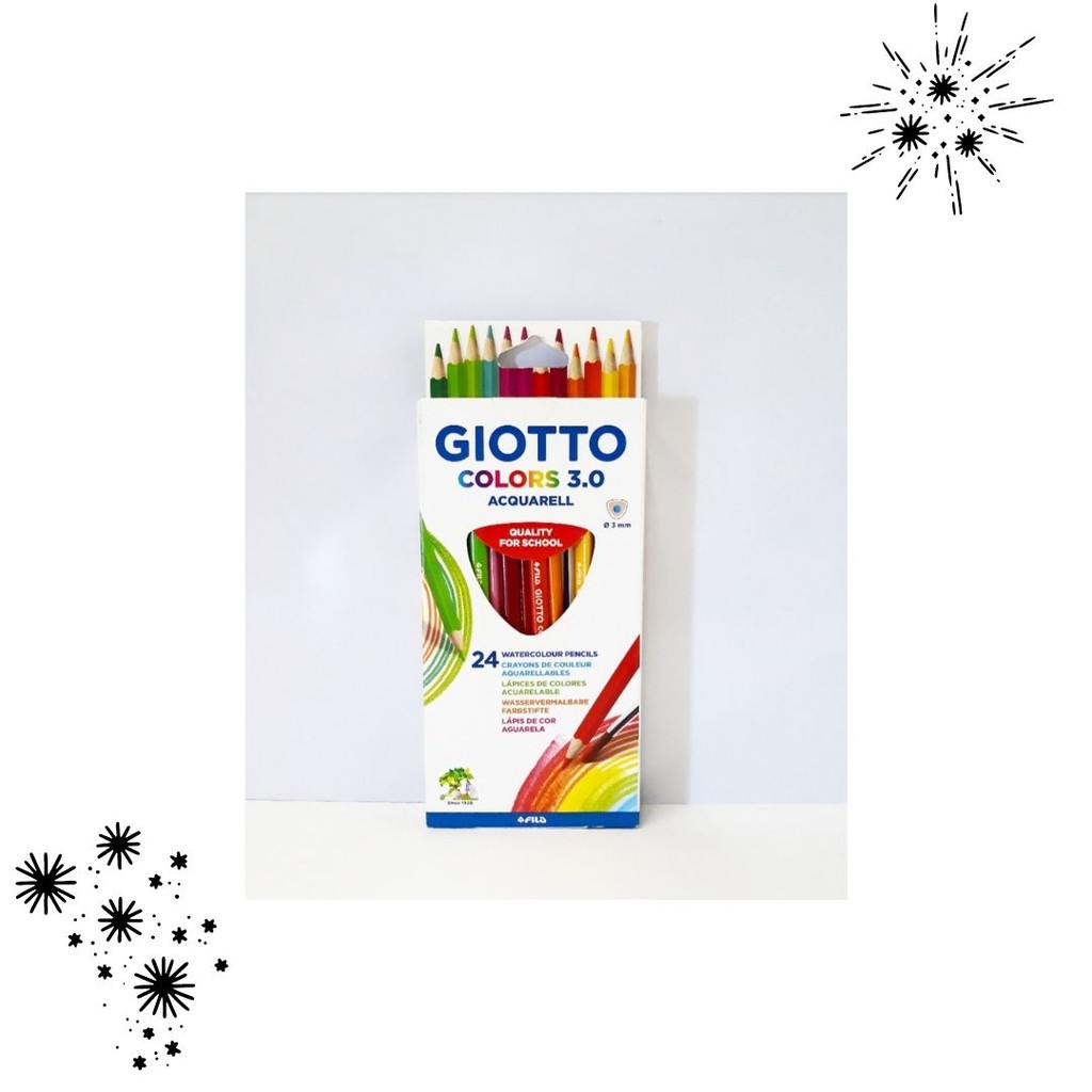 

BOX 24 GIOTTO COLOR 3,0 TRIANGULAR ACQUARELL