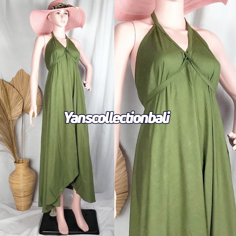 Maxi Dress Piramid BALI-Army polos