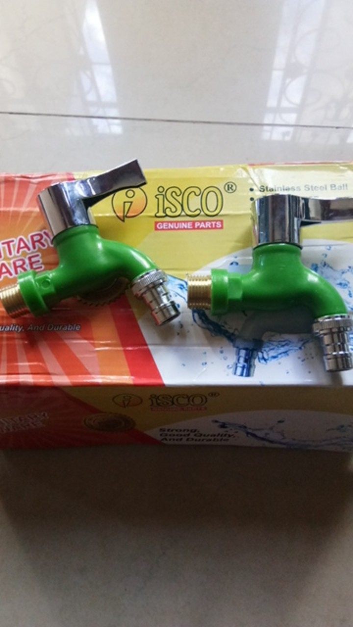 Kran Keran Air Tembok Kamar Mandi Taman Dapur Isco