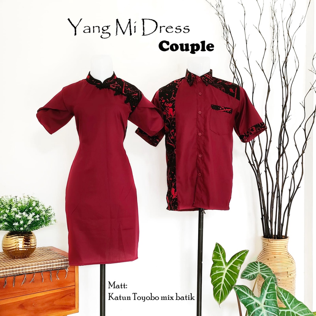 Dress Simple/Dress Best Seller/Yang Mi Dress/Dress Model Terbaru/Dress Model Cina/Dress Imlek