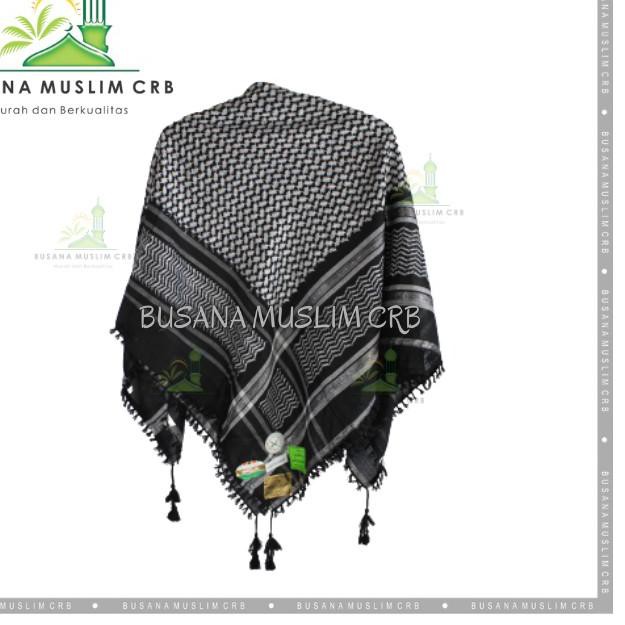 ✤ 2.2 ✤ Laku Sekali SORBAN ARAFAT IMPORT SURBAN ARAB PUTIH POLOS - SORBAN HITAM - SORBAN HABIB - OLE