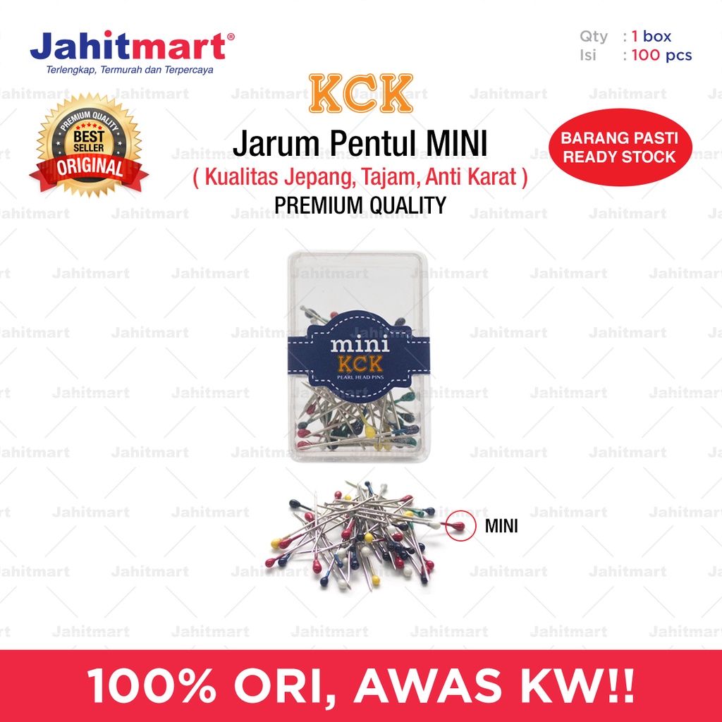 JARUM PENTUL MINI MERK "KCK" ORIGINAL JEPANG