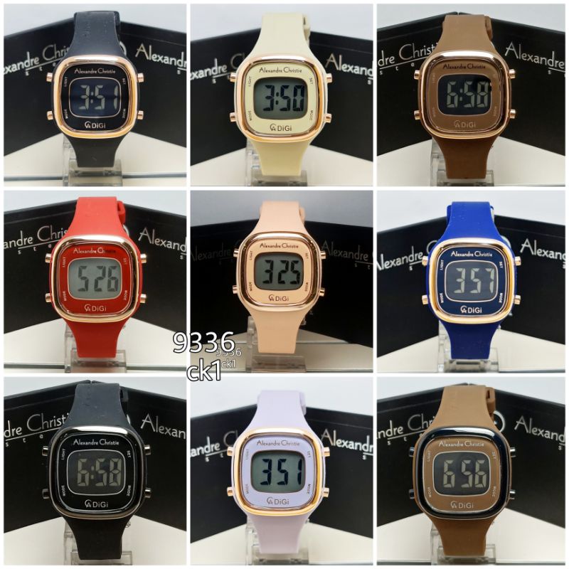 jam tangan Digital Alexandre Christie AC9336LH 9336 ORIGINAL BERGARANSI RESMI