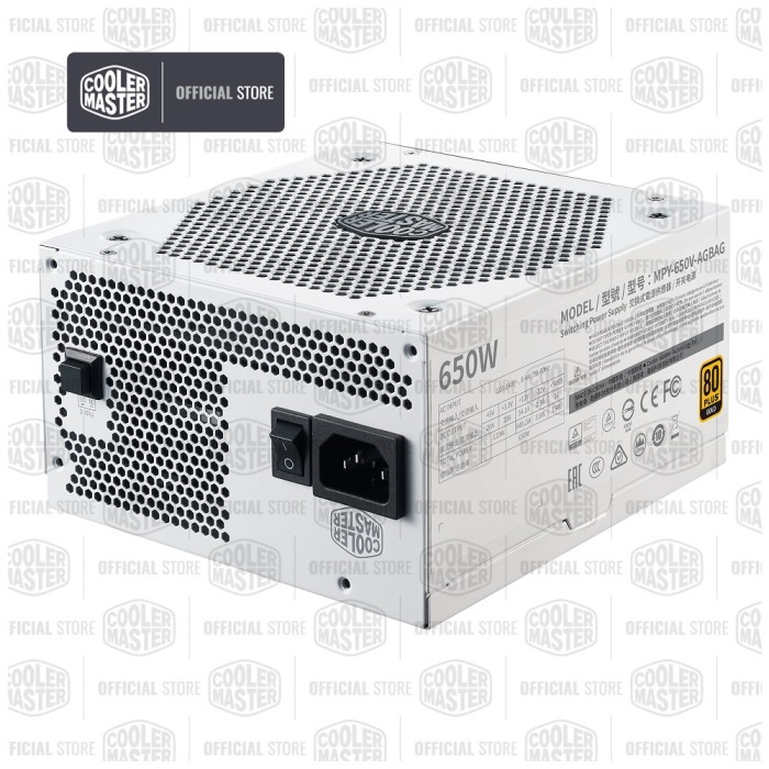 Cooler Master PSU V650 Gold V2 White Edition [MPY-650V-AGBAG-EU]