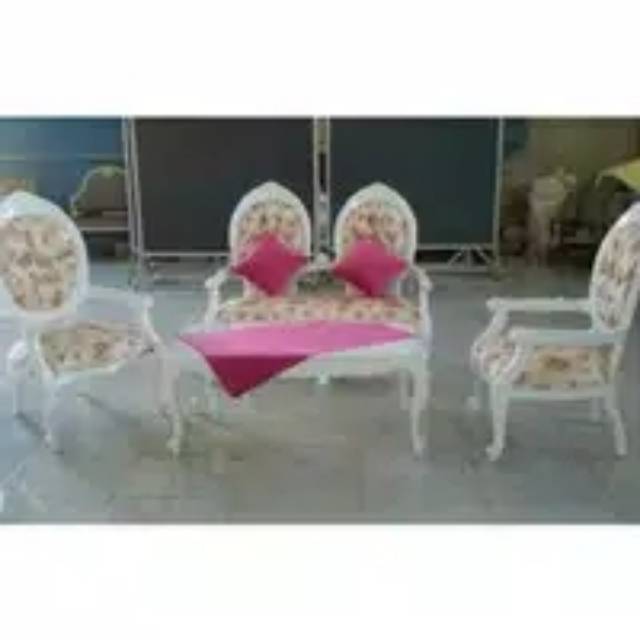 Kursi tamu imelda cat duco putih mebel jepara,furniture